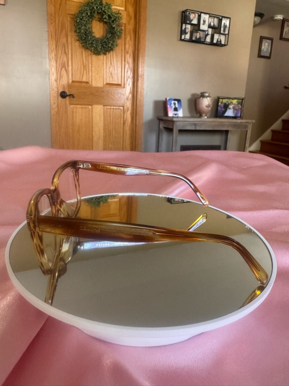 BRAND new - RX Frames Celine Honey Tortoiseshell Cat-Eye Glasses - Picture 3 of 7